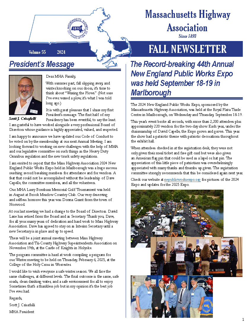 Fall 2024 Newsletter